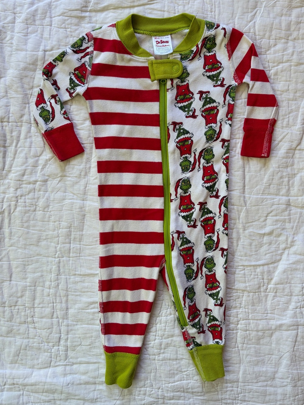 Hanna Andersson Grinch onesie